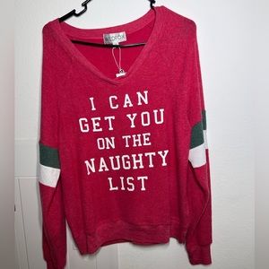 small WILDFOX christmas long sleeve